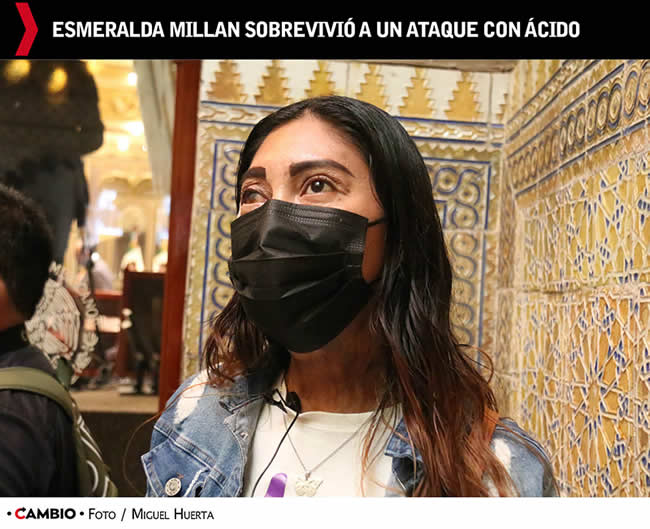 activistas aprobacion ley monzon ley acida esmeralda millan victima ataque acido