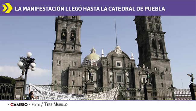 marea feminista inunda calles puebla jornada historica catedral