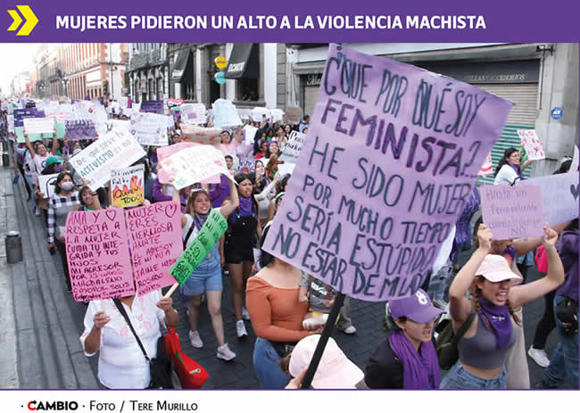 marea feminista inunda calles puebla jornada historica alto violencia