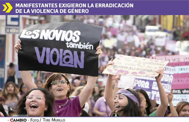 marea feminista inunda calles puebla jornada historica erradicacion violencia