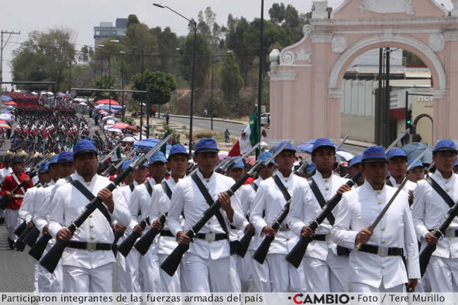 desfile 5 de mayo puebla participacion fuerzas armadas