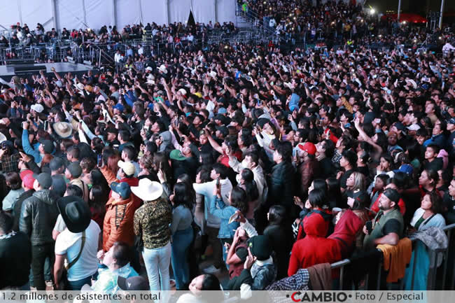 clausura feria puebla 2023 asistentes