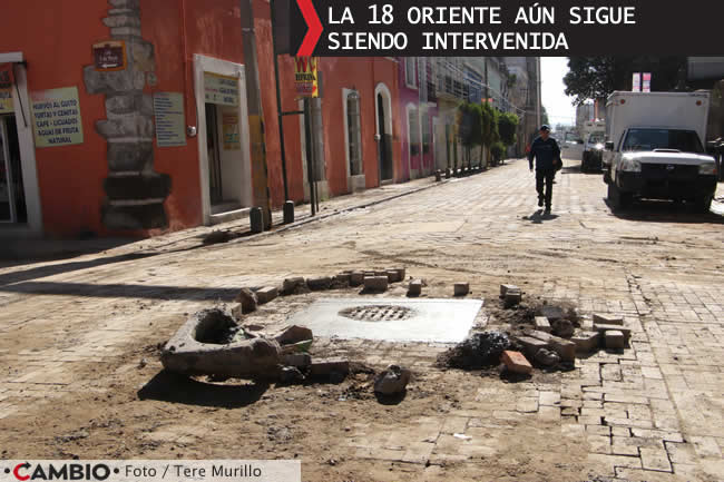 lalo rivera entrega rehabilitacion calles centro historico 18 oriente