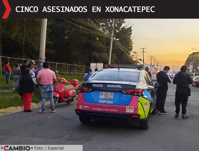 espiral violencia puebla cinco asesinados xonacatepec
