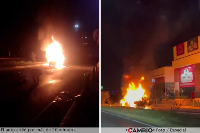 choque atlixcayotl trs jovenes calcinados