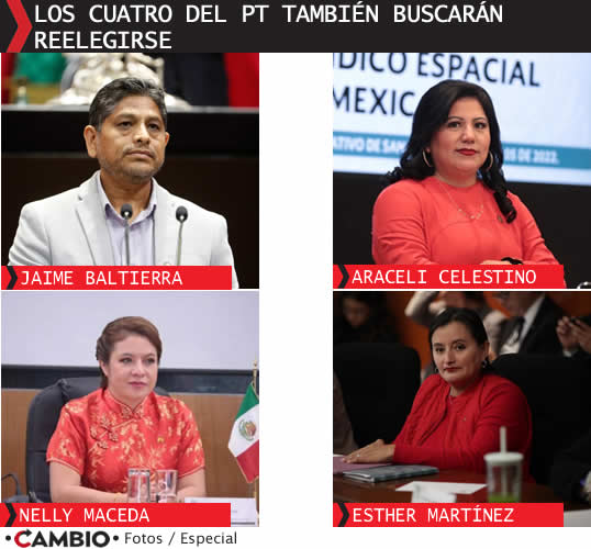 reeleccion diputados federales puebla petistas
