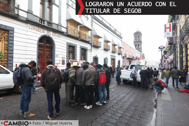 manifestacion pobladores coyomeapan centro historico acuerdo segob