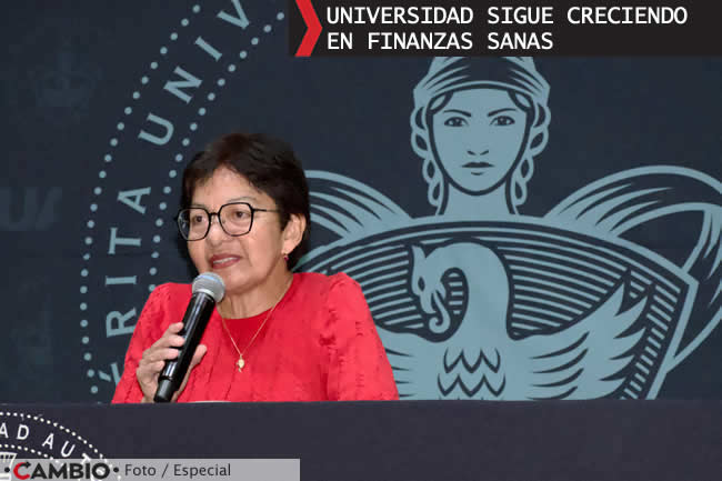 buap cuenta con finanzas sanas lilia cedillo