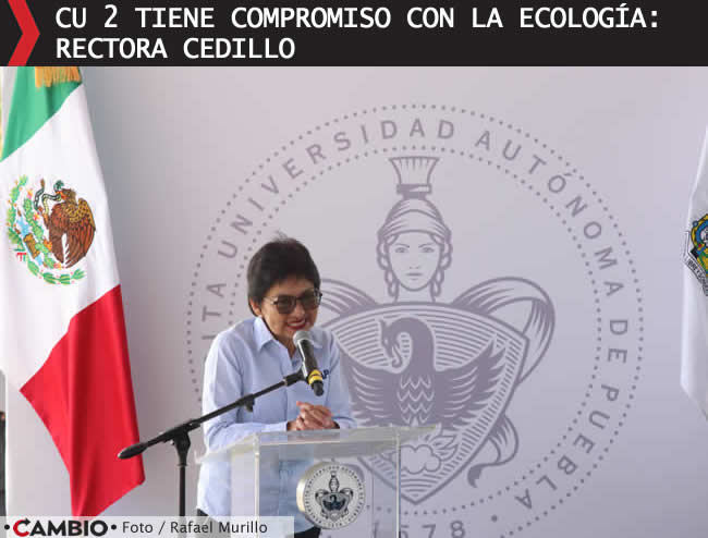 colocacion primera piedra ciudad universitaria 2 buap lilia cedillo