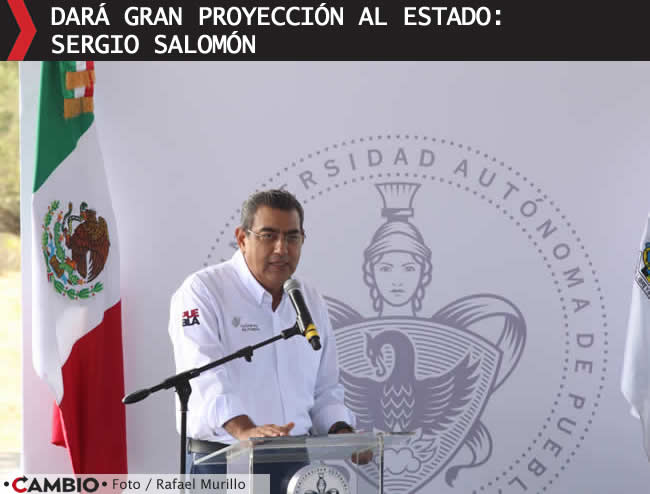 colocacion primera piedra ciudad universitaria 2 buap sergio salomon
