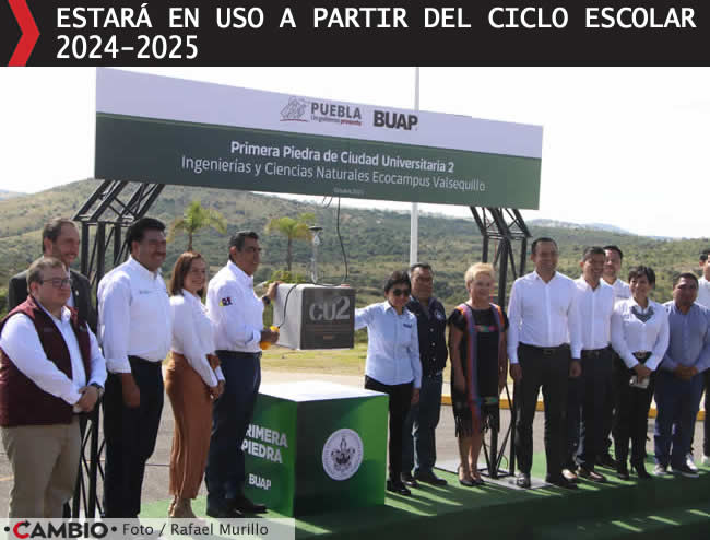 colocacion primera piedra ciudad universitaria 2 buap