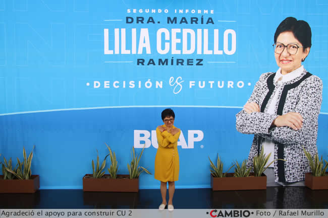 2do informe lilia cedillo buap apoyo