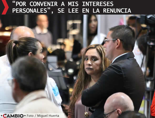 renuncia amanda gomez ase motivos personales