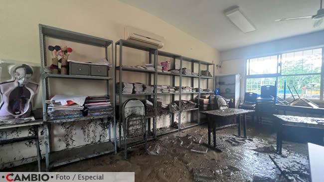 sergio salomon acude venustiano carranza inundaciones otis paso condiciones 