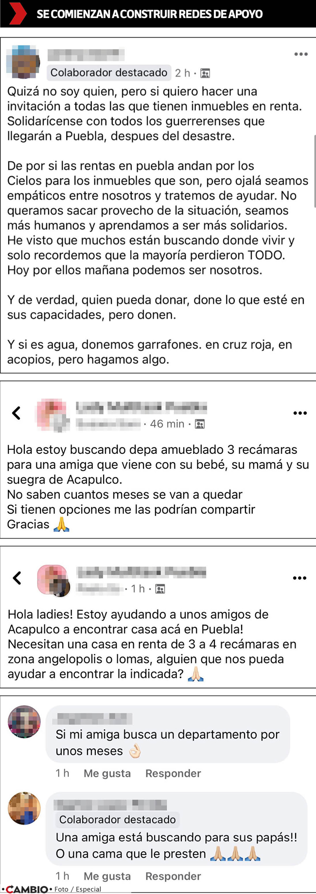 exodo acapulquenios puebla devastacion otis refugio redes apoyo