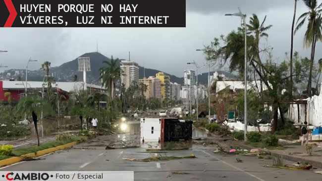 exodo acapulquenios puebla devastacion otis servicios