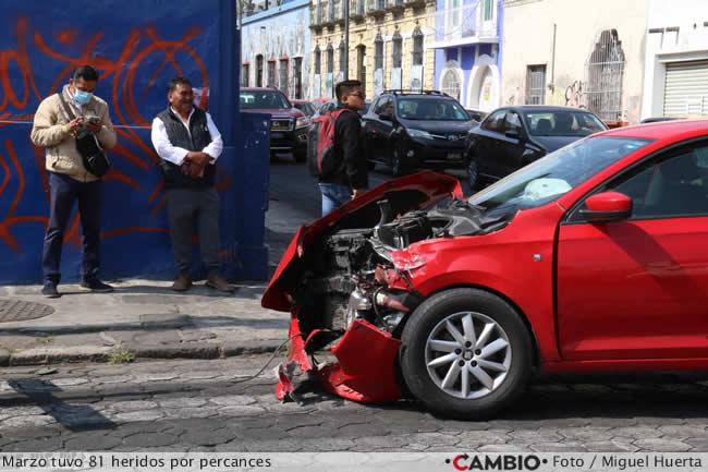 muertes heridos por acidente vial puebla percances