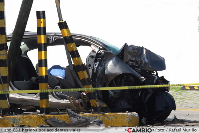 muertes heridos por acidente vial puebla