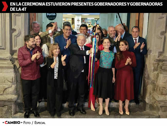 amlo entrega baston de mando coordinadora transformacion claudia sheinbaum 