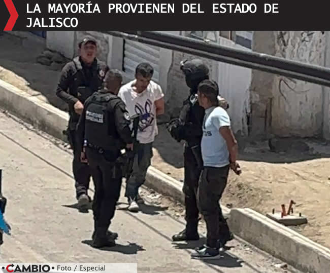 Fiscalía revela que los 8 detenidos de la balacera de Xoxtla sí son de  Jalisco