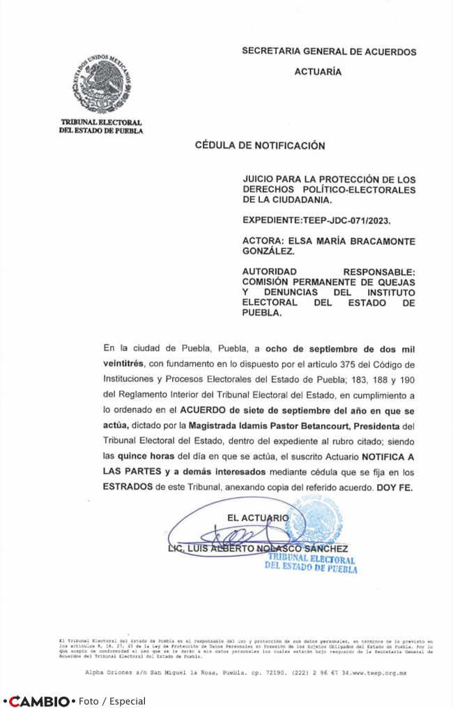 impugnacion elsa bracamontes lupita leal