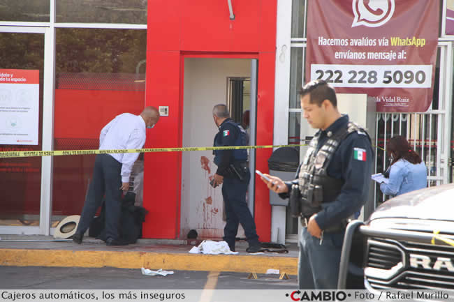 poblanos se sienten inseguros en la entidad cajeros automaticos