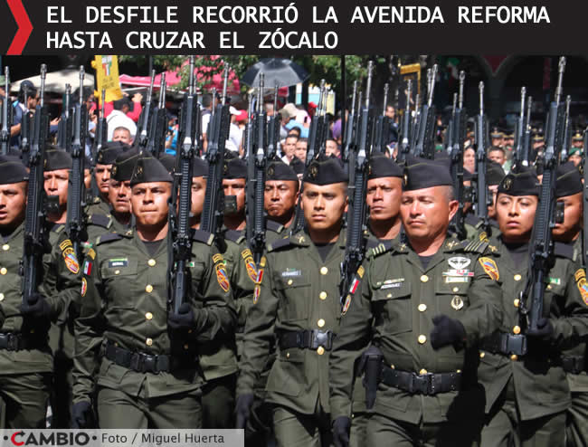 desfile conmemorativo 213 aniversario independencia mexico recorrido