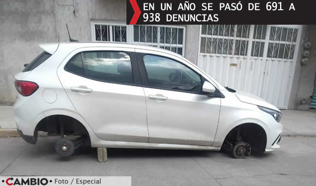 robo autopartes imparable puebla aumento