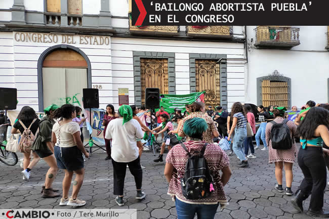manifestacion puebla 28s despenalizacion aborto bailongo