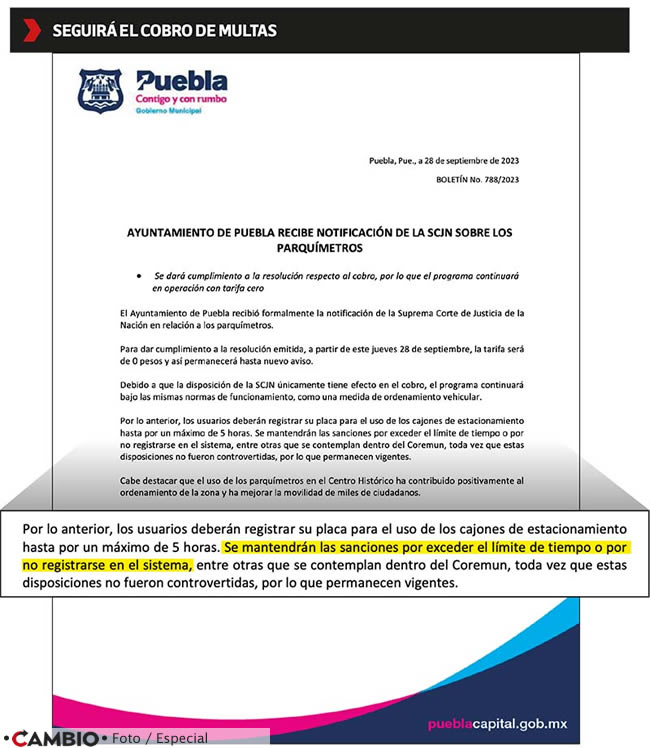 seguira cobro multas parquimetros ayuntamiento