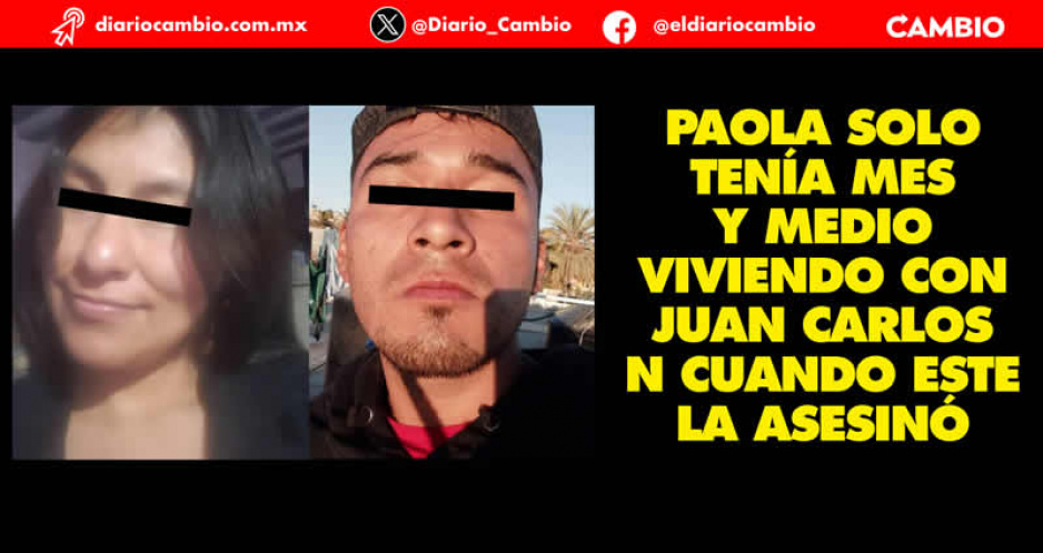 Feminicidio 58: Paola C. fue asesinada a machetazos por Juan Carlos N. en Amixtlán