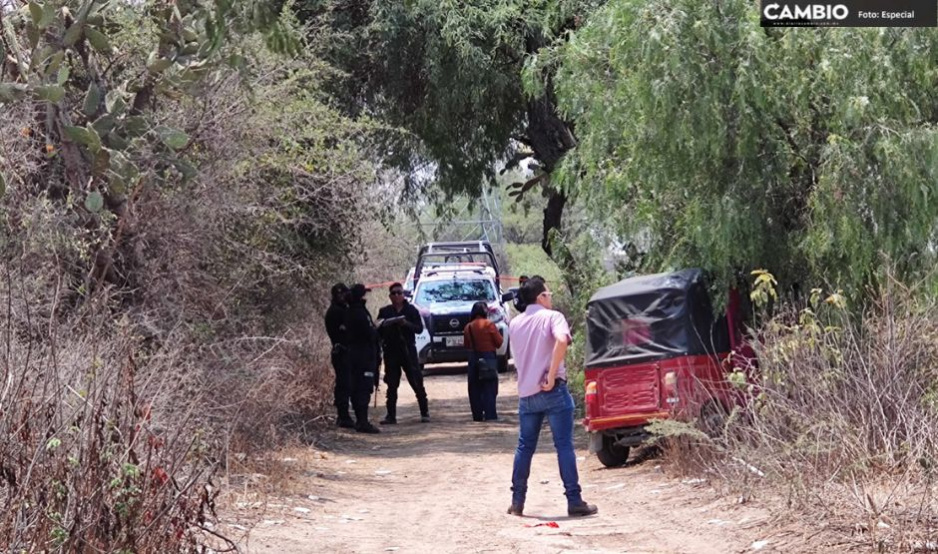 Hallan joven muerto dentro de mototaxi en Miahuatlán