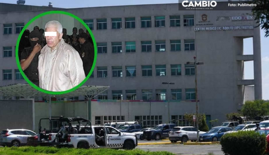 Trasladan de emergencia a Rafael Caro Quintero a un hospital de Toluca