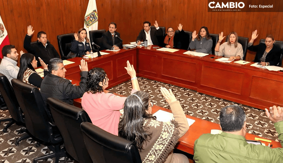 Por unanimidad, Cabildo aprueba prórroga de regularización a comerciantes de San Pedro Cholula