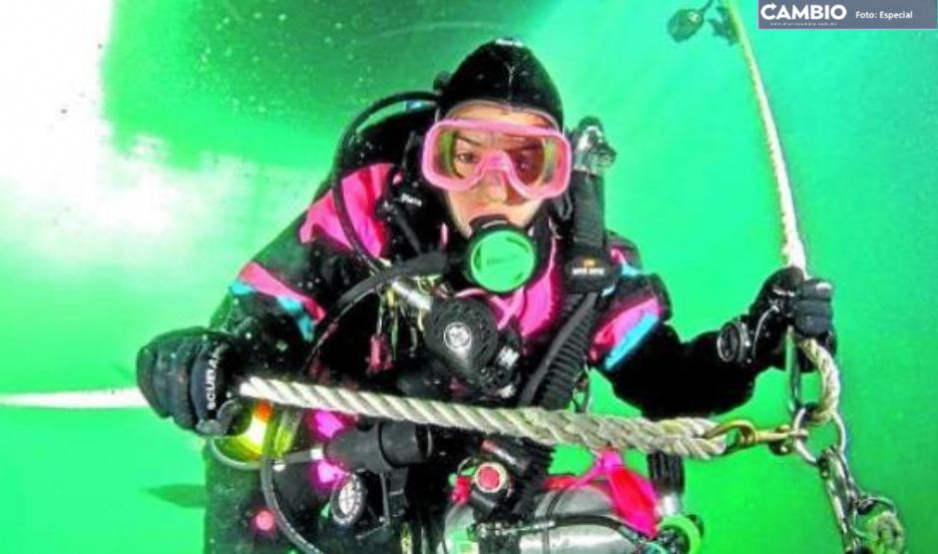 Ella es la buceadora mexicana que exploró de cerca el Titanic