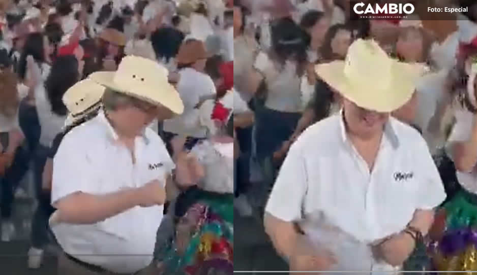 ¡Todos somos Ebrard! Así baila ‘Payaso de Rodeo’ en Naucalpan