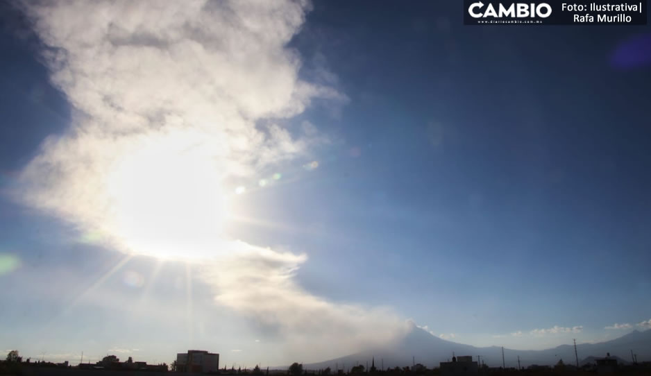 ¡No descansa! Volcán Popocatépetl registra 16 horas de actividad continua