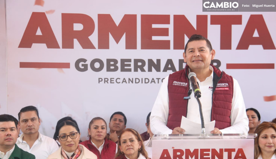 Armenta presenta 10 &#039;visiones&#039; para Puebla en arranque de precampaña (VIDEO)