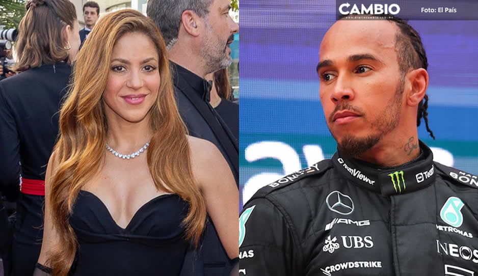 ¿Otra vez? Reviven rumores de romance entre Shakira y Lewis Hamilton