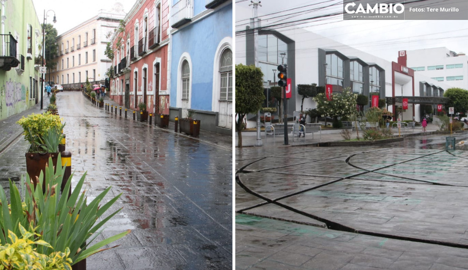 Suspenden pruebas piloto para peatonalización de Los Sapos y Barrio de Santiago por la lluvia