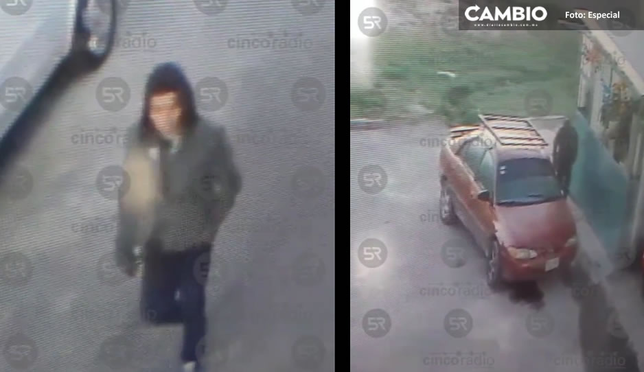En cuestión de minutos se roba un auto en La Guadalupana (VIDEO)