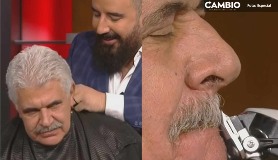 ¡Cumple la apuesta! Tuca Ferreti se rasura el bigote en pleno programa (VIDEO)