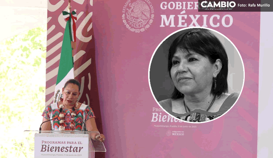 María Luisa Albores recuerda a Leticia Ánimas durante discurso en Huauchinango