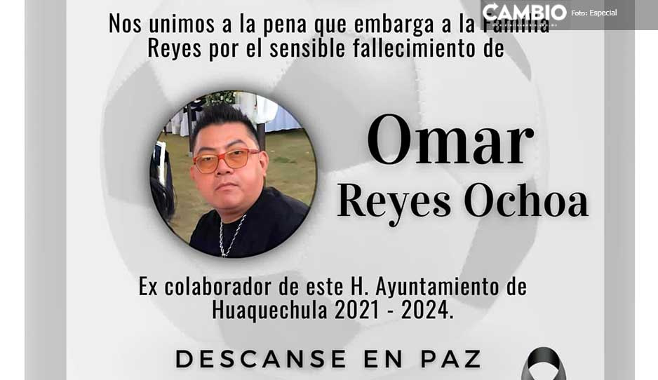 Ex trabajador del ayuntamiento de Huaquechula pierde la vida en trágico accidente
