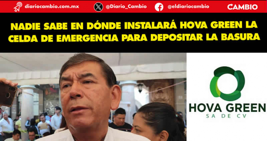 A 45 días de obtener la concesión, Hova Green sigue sin recibir la basura de los tehuacaneros