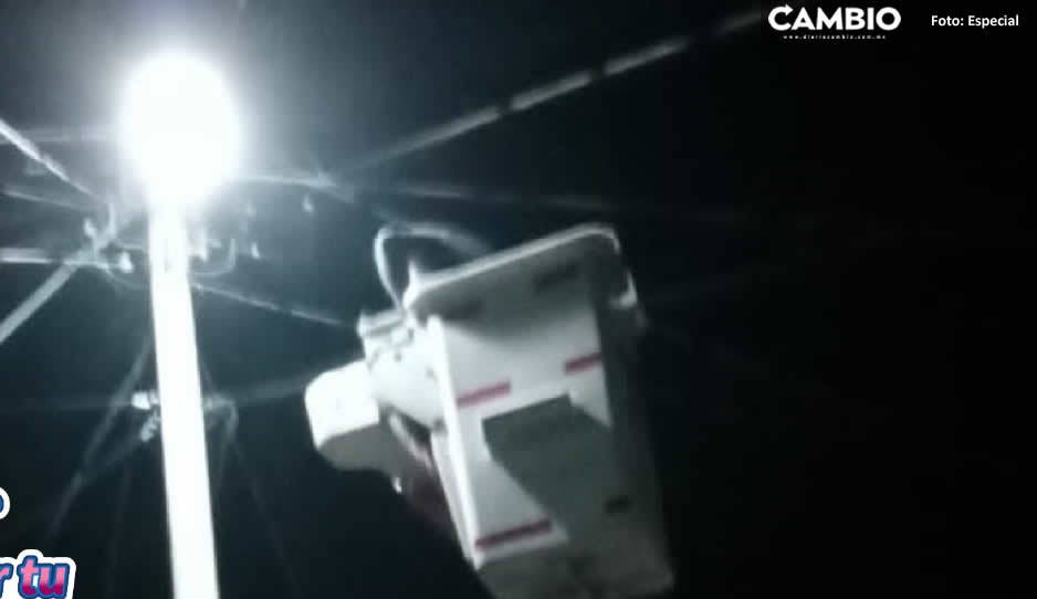 Gobierno de Irene Olea Torres realiza trabajos de iluminación en Izúcar de Matamoros