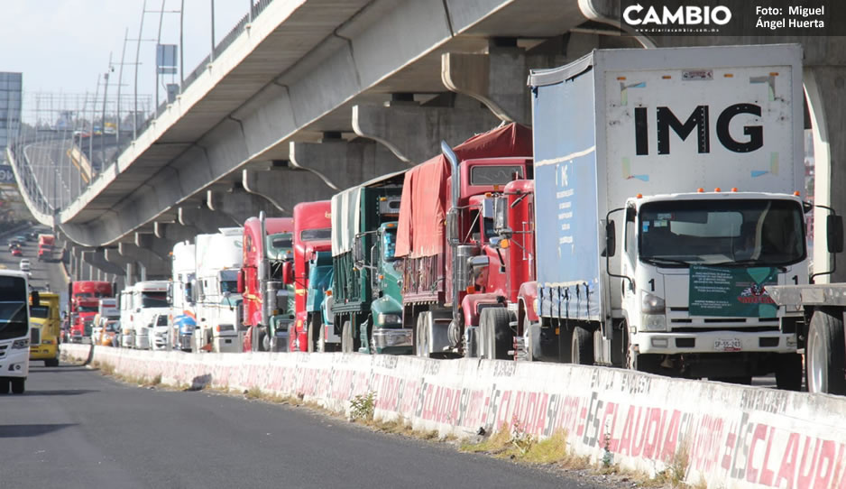 Amotac retira manifestación en la México-Puebla tras acuerdo con el gobierno del estado (VIDEO) 