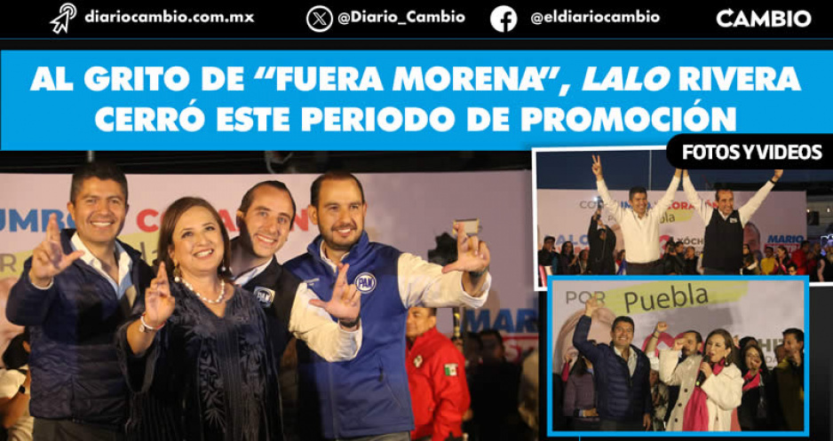 Lalo cierra precampaña arropado de Marko y Xóchitl; éstos arremeten vs Armenta por pasado priista