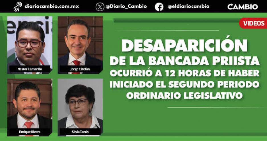 La bancada del PRI a punto de desaparecer: siete se van al Verde