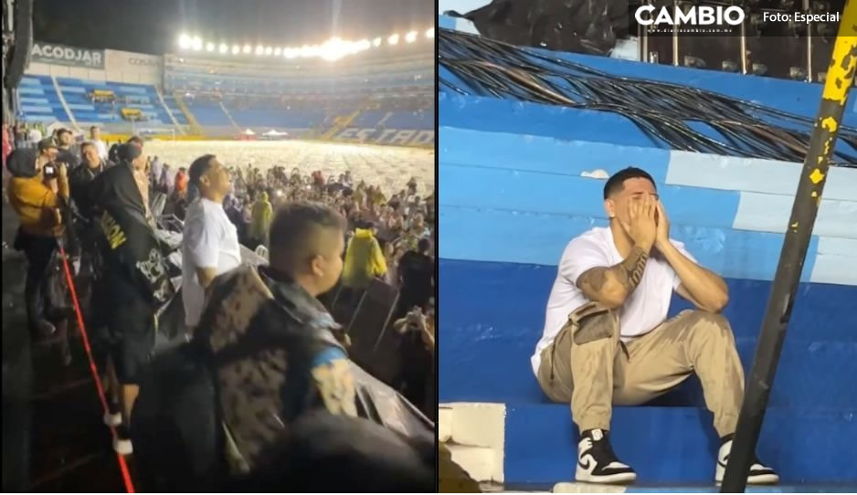 Eduin Caz rompe en llanto tras cancelar su concierto y perder miles de pesos (VIDEO)